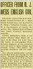Marriage Announcement for David E. Doddridge and Eleanor Rose Shaw Marriage Announcement for David E. Doddridge and Eleanor Rose Shaw